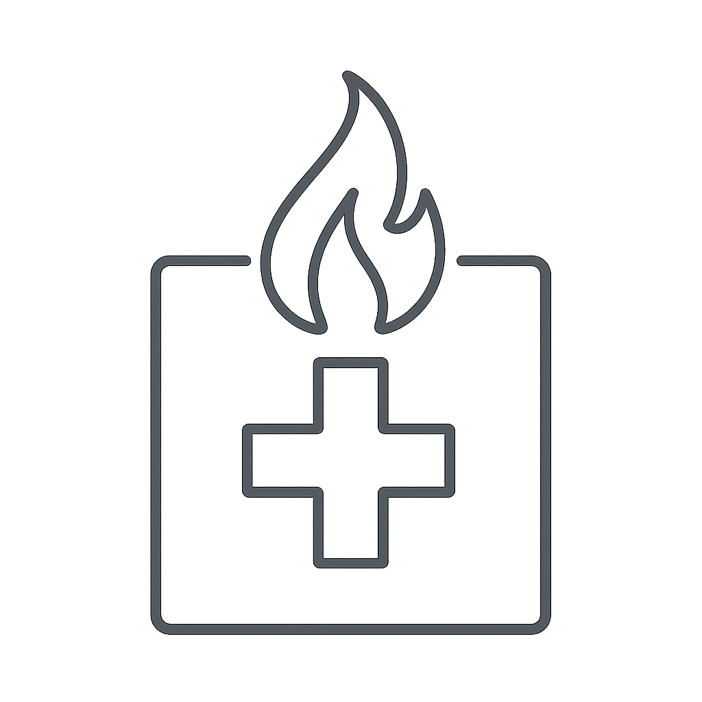 deshign kerzen shop logo mit schweizer kreuz